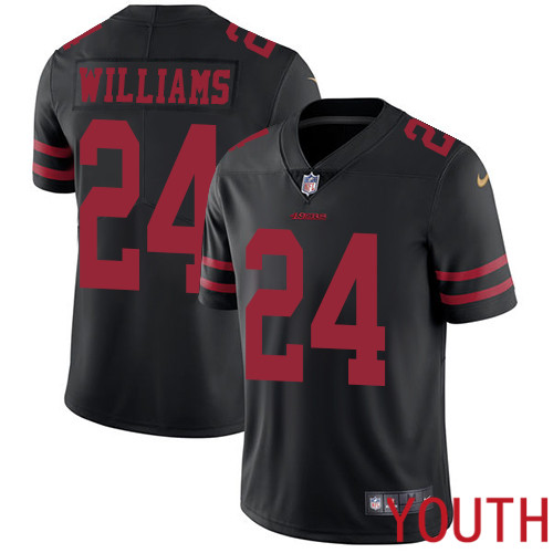 San Francisco 49ers Limited Black Youth K Waun Williams Alternate NFL Jersey 24 Vapor Untouchable